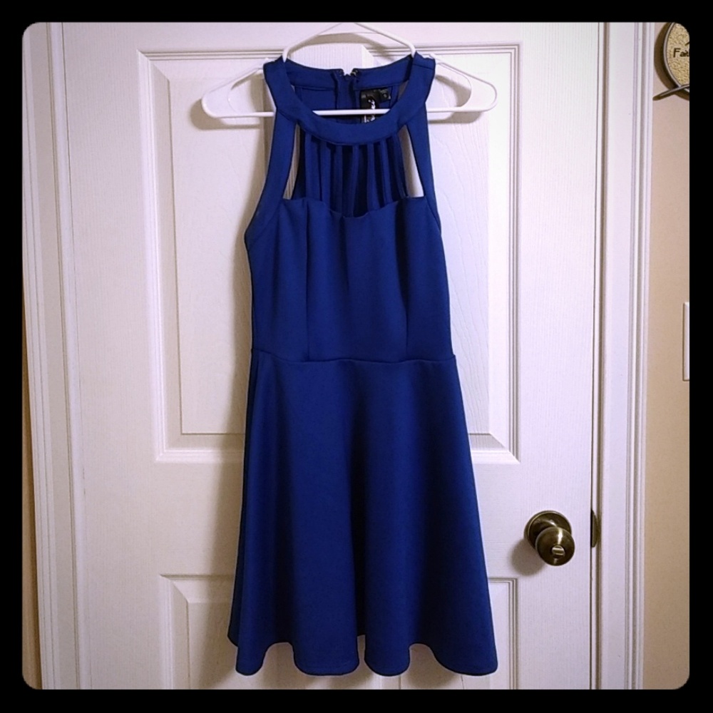 Royal Blue short cocktail dress!